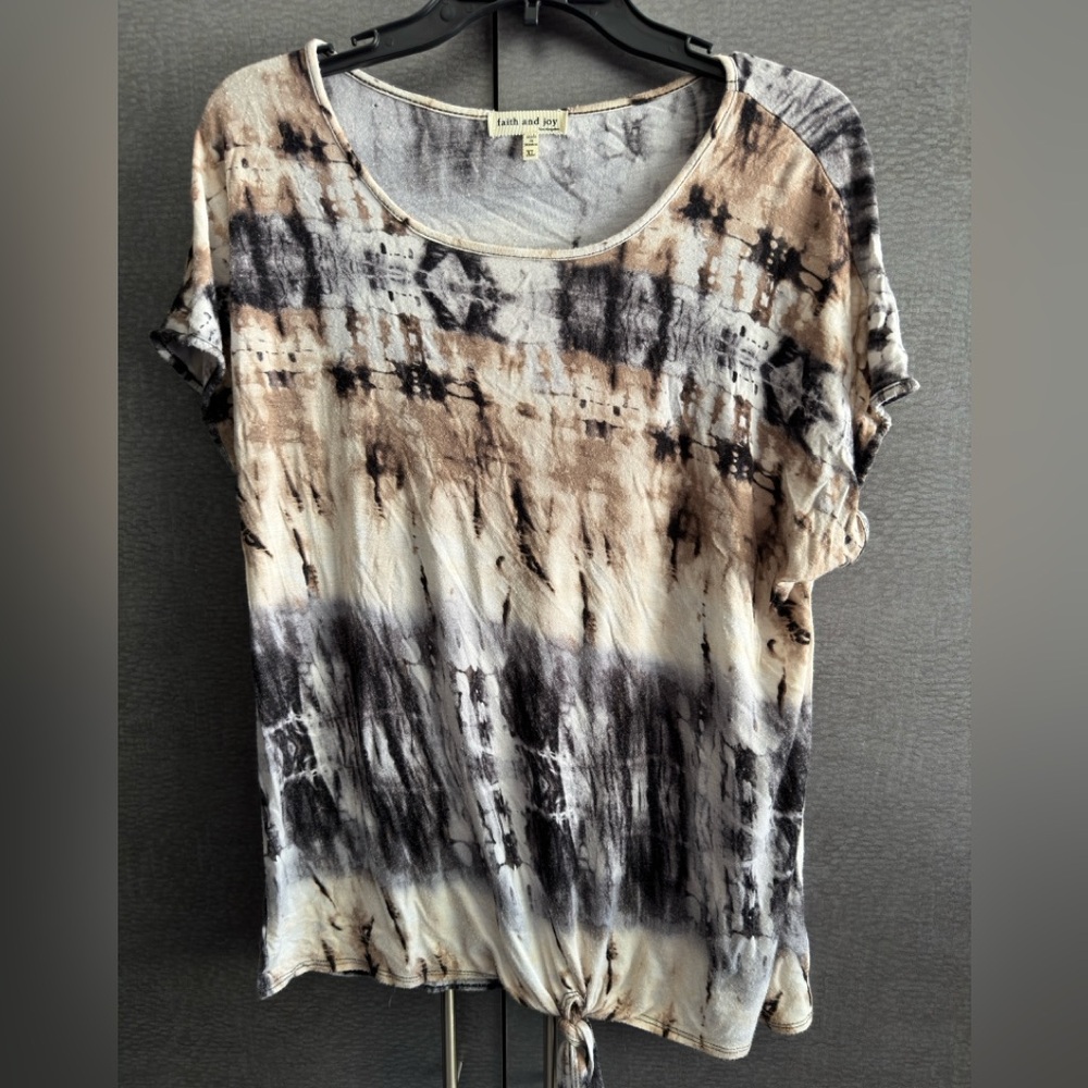 Tie die cute and casual shirt